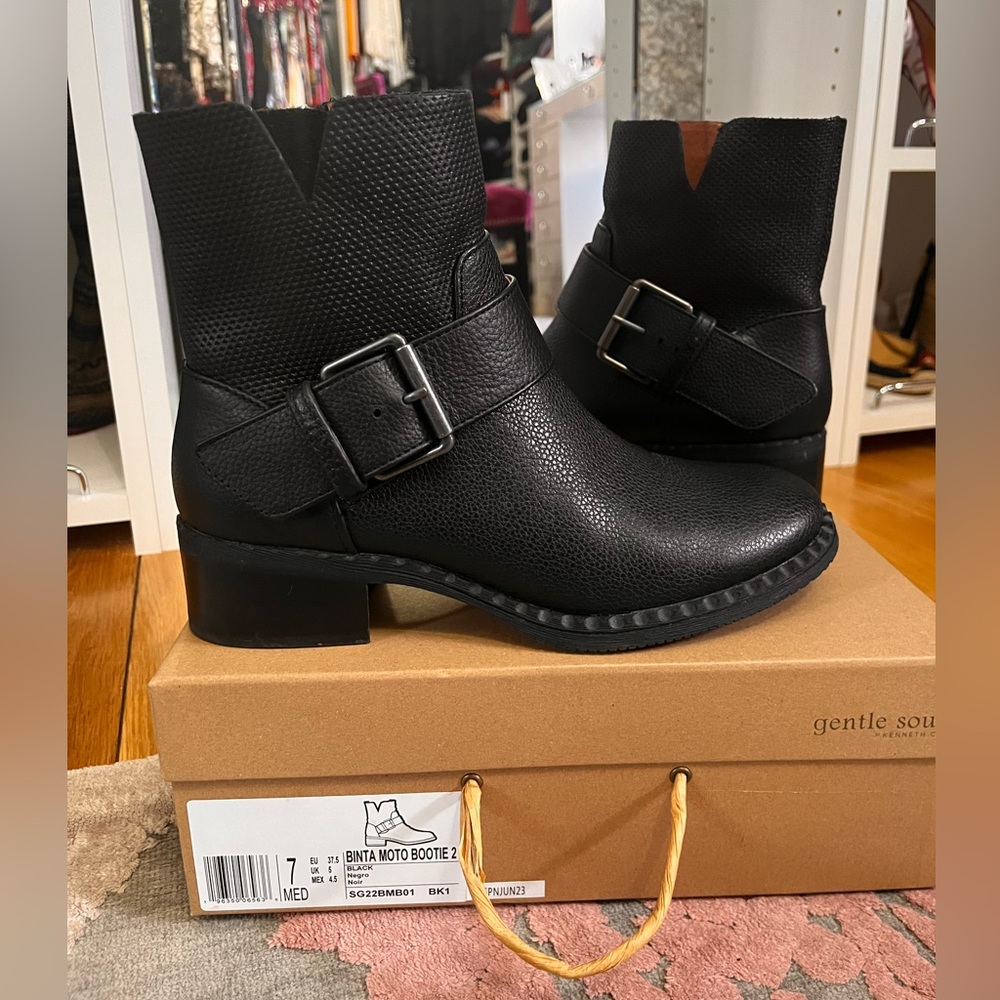 Gentle souls Kenneth Cole 7 binta moto booties 2